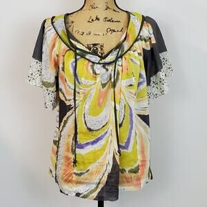 Postella Silk blend blouse sz S